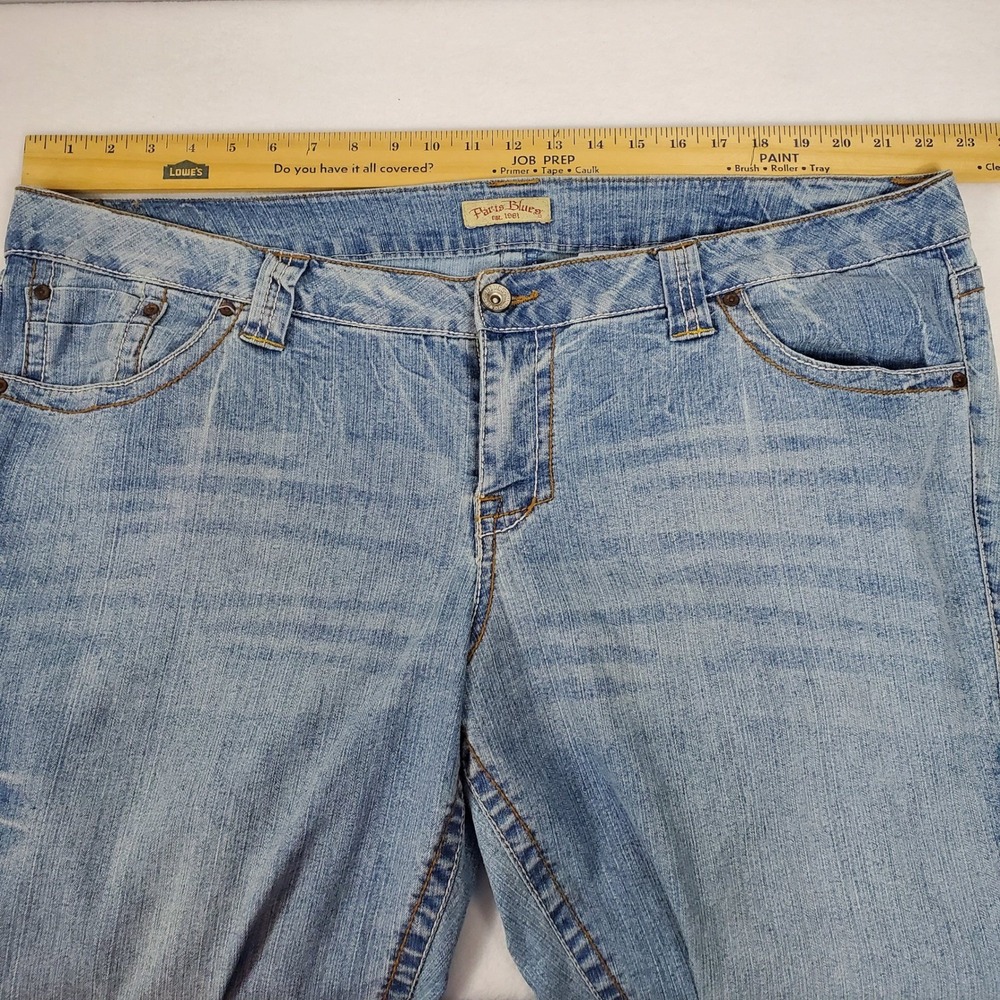 Paris Blues Denim Jeans Women's Size 24 Light Bootcut Authentic American‎ Brand - Picture 14 of 16